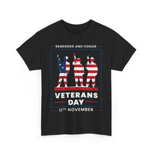 Load image into Gallery viewer, Remember And Honor - Unisex Heavy Cotton Tee
