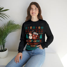 Load image into Gallery viewer, Hot Cocoa &amp; Christmas - Unisex Heavy Blend™ Crewneck Sweatshirt
