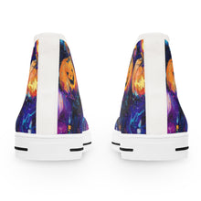 Load image into Gallery viewer, Pastel Halloween Pumpkins - Women&#39;s High Top Sneakers
