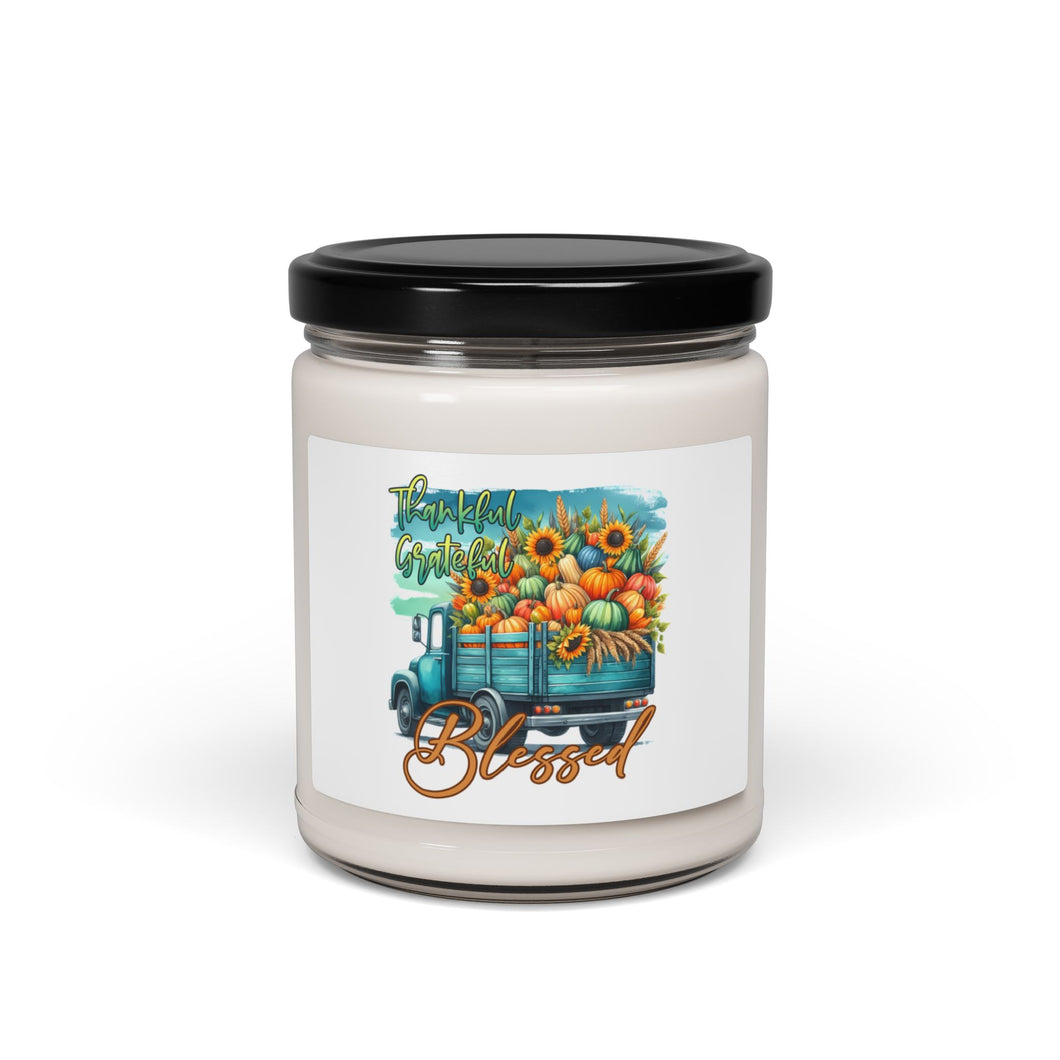 Thankful Grateful - Scented Soy Candle, 9oz