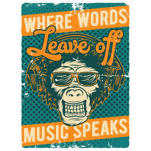 Music Speaks - Posters