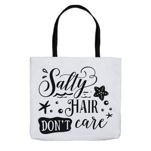 Salty Hair Don't Care - Tote Bags