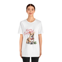 Load image into Gallery viewer, Corgi Christmas - Unisex Jersey Short Sleeve Tee
