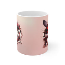 Load image into Gallery viewer, Valentine Rabbit (11) - Ceramic Mug 11oz
