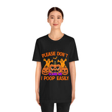 Load image into Gallery viewer, Please Don&#39;t Scare Me - Unisex Jersey Short Sleeve Tee
