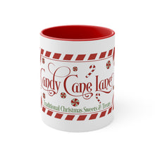 Load image into Gallery viewer, Candy Cane Lane - Accent Coffee Mug, 11oz
