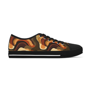 Earth Tones Ver 1 - Women's Low Top Sneakers