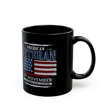 Load image into Gallery viewer, Veteran - Black Mug (11oz, 15oz)
