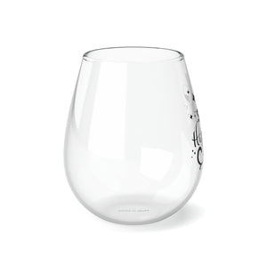 Sip Happens - Stemless Wine Glass, 11.75oz