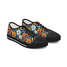 Load image into Gallery viewer, Cartoon Flowers Ver 3 - Women&#39;s Low Top Sneakers
