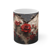 Load image into Gallery viewer, Valentine Heart &amp; Roses (3) - Ceramic Mug 11oz
