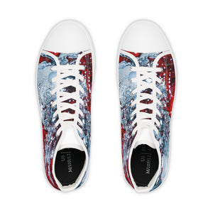 Paint Splash - Men's High Top Sneakers