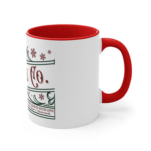 Mrs Clause Cookie Co -  Accent Coffee Mug, 11oz