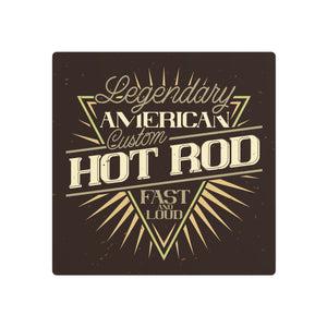 American Custom Hot Rod - Metal Art Sign