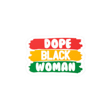 Load image into Gallery viewer, Dope Black Woman - Kiss-Cut Vinyl Decals
