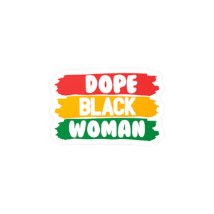 Dope Black Woman - Kiss-Cut Vinyl Decals