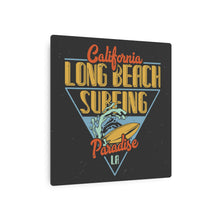 Load image into Gallery viewer, Long Beach Surfing - Metal Art Sign
