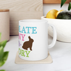 Chocolate Bunny - Ceramic Mug 11oz
