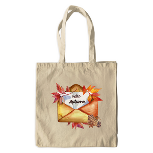 Hello Autumn - Canvas Tote Bags