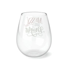 Load image into Gallery viewer, Messy And Bright - Stemless Wine Glass, 11.75oz
