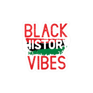 Black History Vibes - Kiss-Cut Vinyl Decals