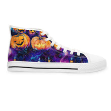 Load image into Gallery viewer, Pastel Halloween Pumpkins - Women&#39;s High Top Sneakers
