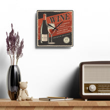 Load image into Gallery viewer, Retro Wine - Acrylic Wall Clock
