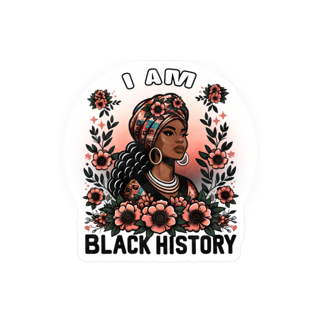 I'm Black History - Kiss-Cut Vinyl Decals