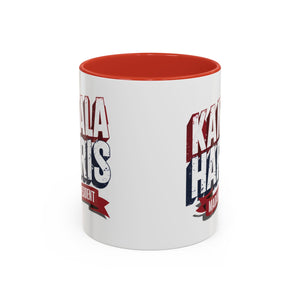 Kamala Harris Madam President - Accent Coffee Mug (11, 15oz)