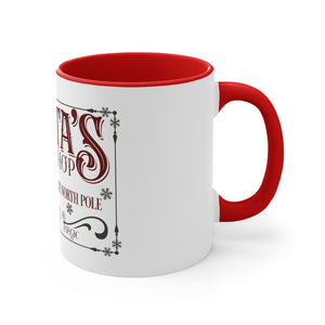 Santa's Workshop - Accent Coffee Mug, 11oz