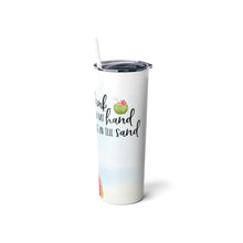 Load image into Gallery viewer, Drink In My Hand - Skinny Steel Tumbler with Straw, 20oz

