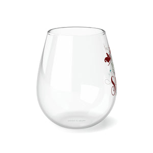 Be Naughty - Stemless Wine Glass, 11.75oz