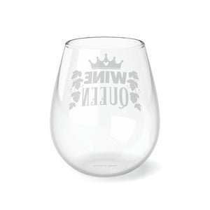 Wine Queen - Stemless Wine Glass, 11.75oz