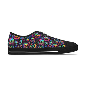 Halloween Nightmare Ver 4 - Women's Low Top Sneakers