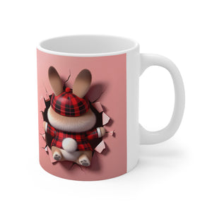Valentine Rabbitt (8) - Ceramic Mug 11oz