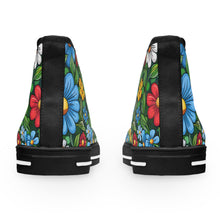 Load image into Gallery viewer, Cartoon Flowers Ver 1 - Women&#39;s High Top Sneakers
