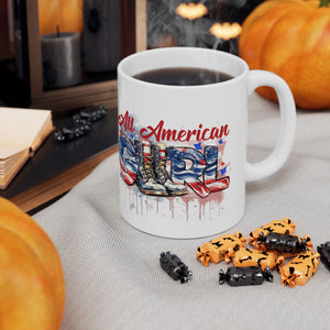 All American Girl - Ceramic Mug, (11oz, 15oz)