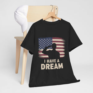 I Have A Dream (Flag) - Unisex Heavy Cotton Tee