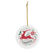 Load image into Gallery viewer, Prancer - Ceramic Ornament, 4 Shapes
