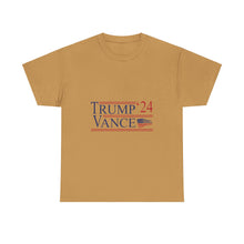 Load image into Gallery viewer, Trump Vance 2024 - Unisex Heavy Cotton Tee
