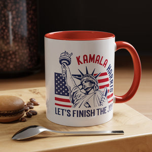 Let's Finish The Job - Accent Coffee Mug (11, 15oz)