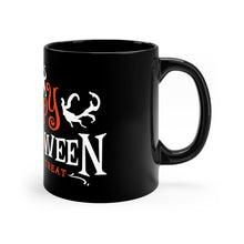 Load image into Gallery viewer, Happy Halloween - 11oz Black Mug
