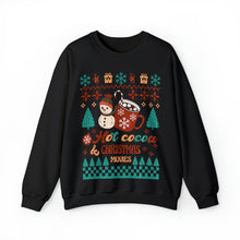 Load image into Gallery viewer, Hot Cocoa &amp; Christmas - Unisex Heavy Blend™ Crewneck Sweatshirt
