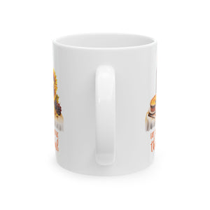 Turkey And Wine - Ceramic Mug, (11oz, 15oz)