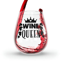 Load image into Gallery viewer, Wine Queen - Stemless Wine Glass, 11.75oz
