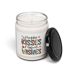 Pumpkin Kisses & Harvest Wishes - Scented Soy Candle, 9oz