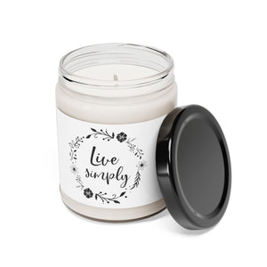 Live Simply - Scented Soy Candle, 9oz
