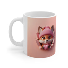 Load image into Gallery viewer, 3D Fox Valentine (10) - Ceramic Mug 11oz
