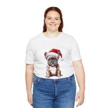 Load image into Gallery viewer, Frenchie Claus - Unisex Jersey Short Sleeve Tee
