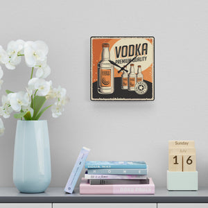 Retro Vodka - Acrylic Wall Clock